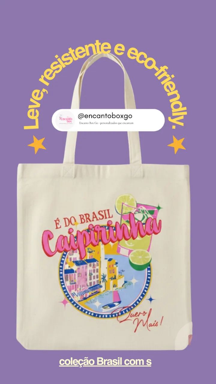Ecobag - "Brasil com s" - Foto 5