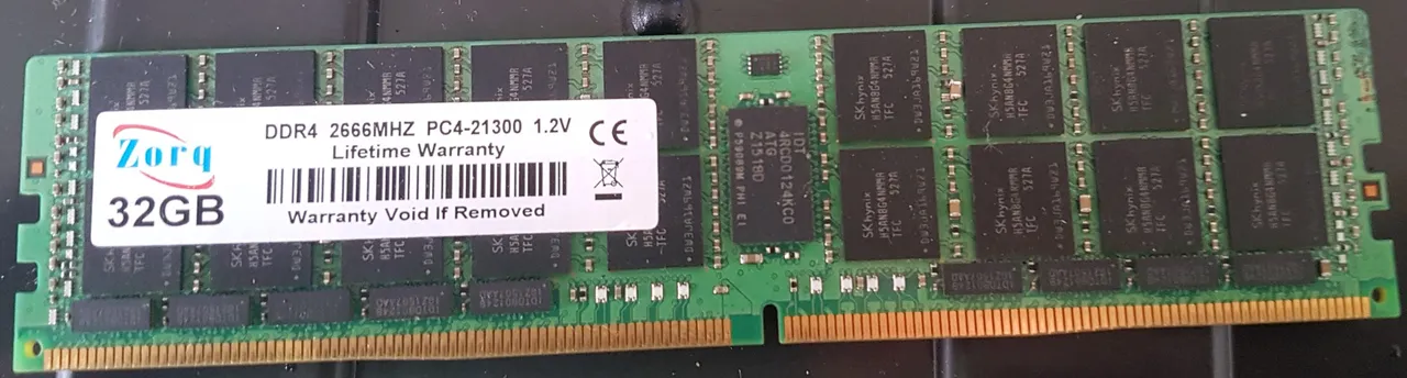 Memória ram ddr4 ecc 32gb Samsung 2133mhz - Memória RAM
