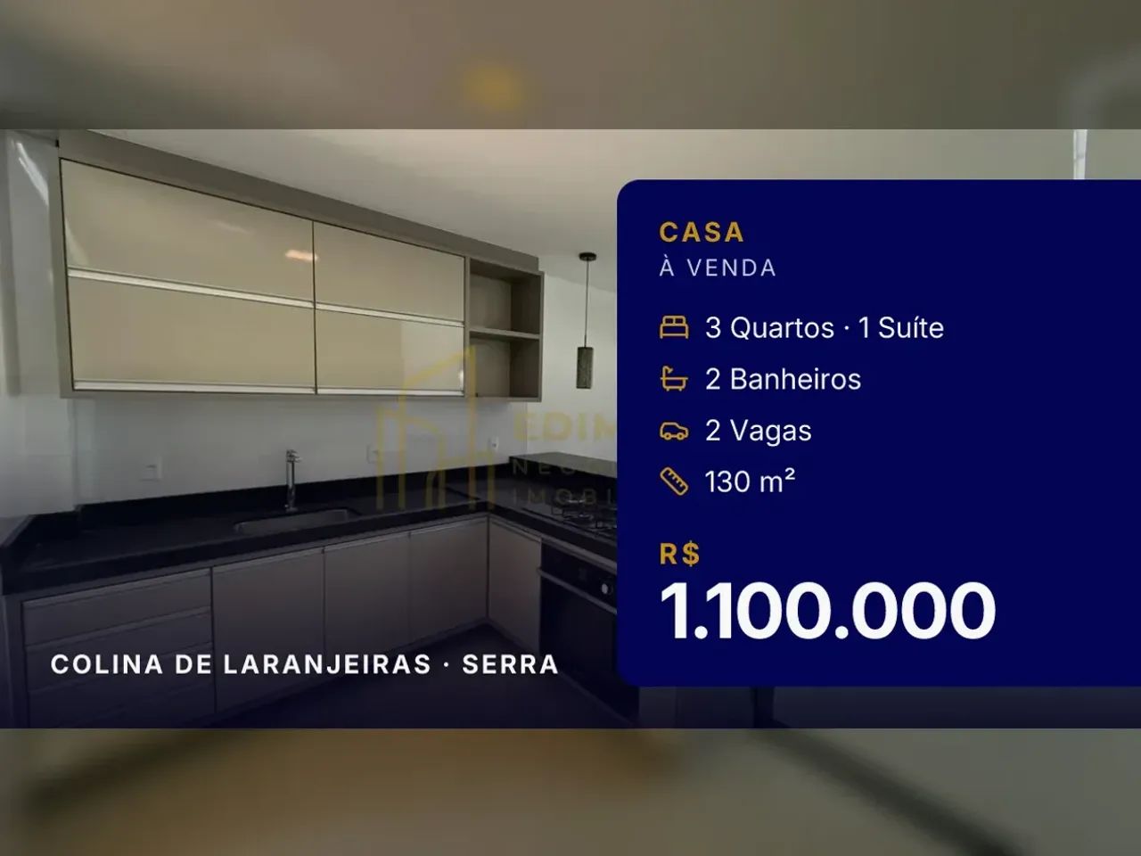 Casa com área de churrasco em Colina de Laranjeiras!