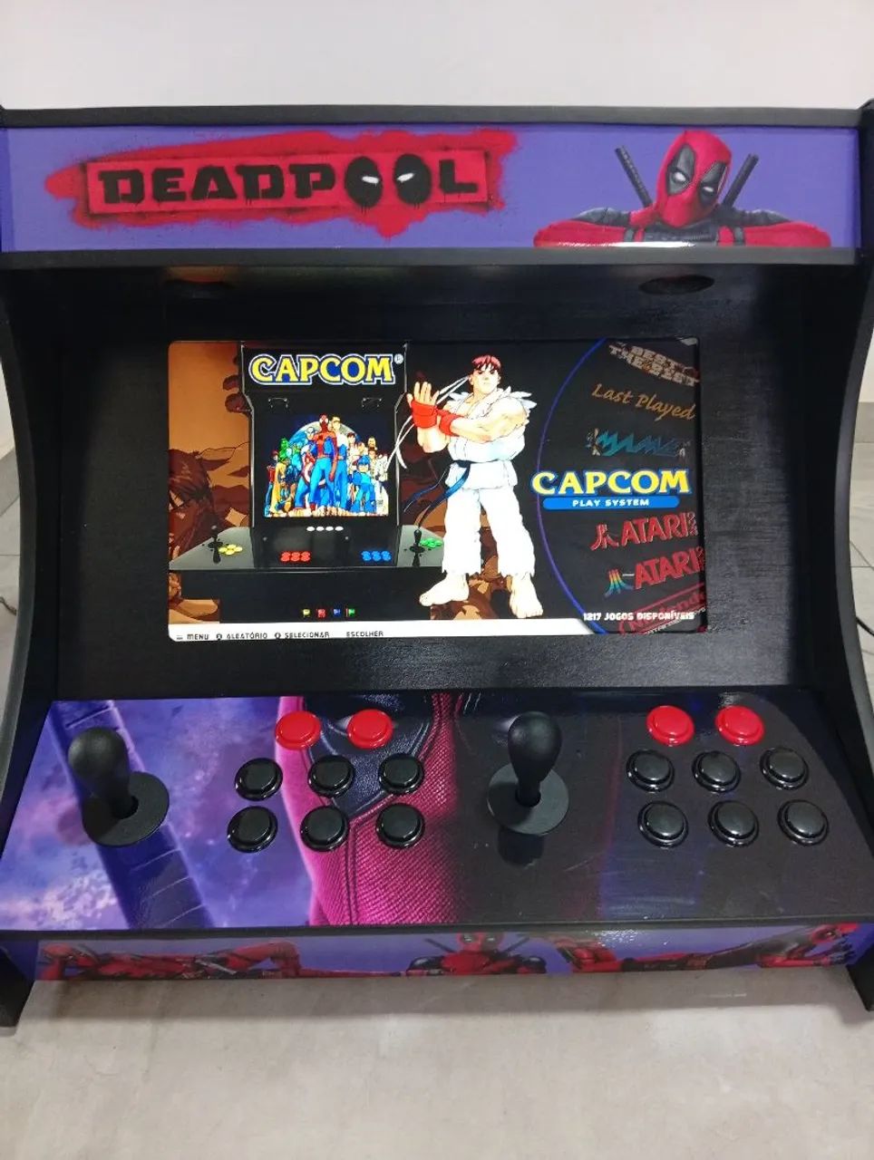 Fliperama Multijogos Bartop - DEADPOOL  - Foto 4