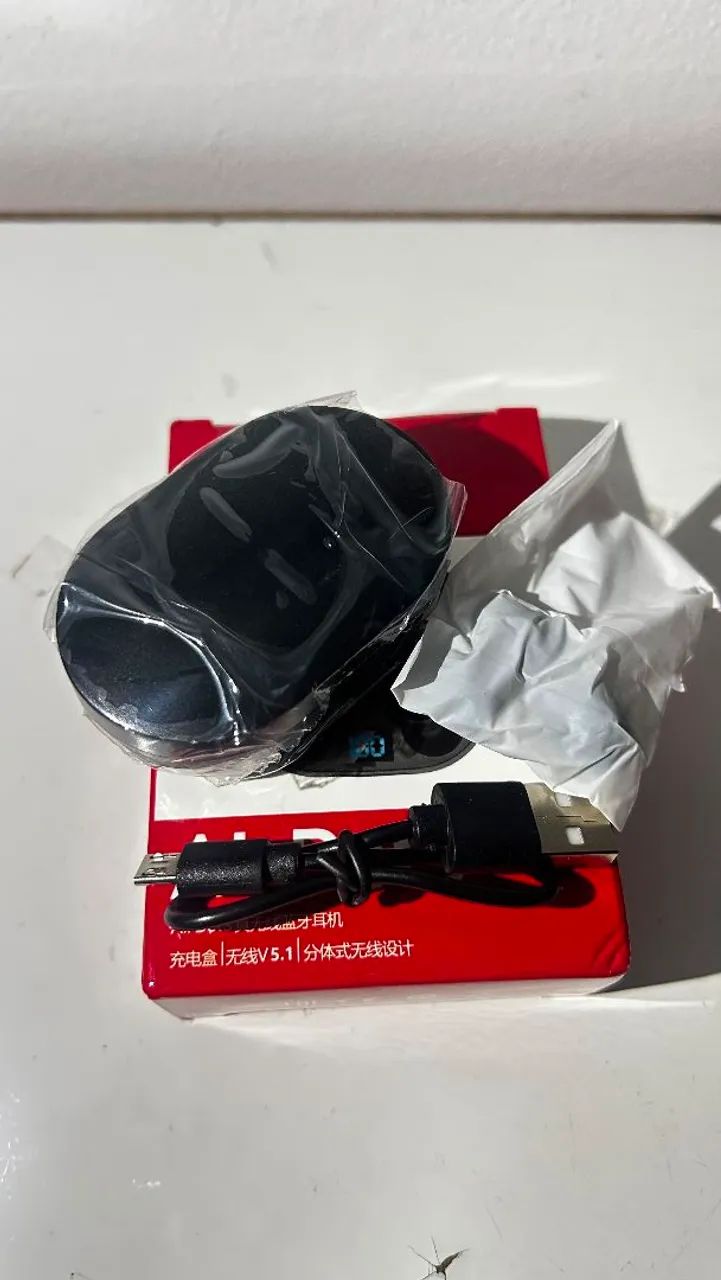 Fone de ouvido bluetooth com display led - Foto 4