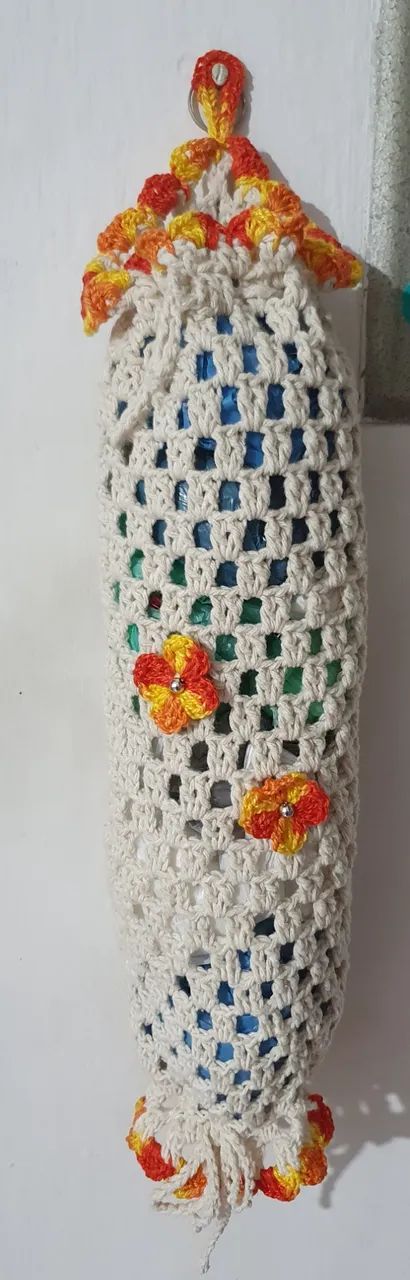 Puxa saco de crochê - Foto 2
