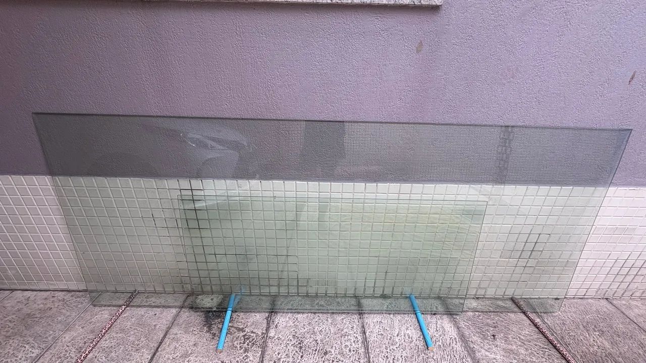 Vidro temperado 2,30m X 90cm - Foto 2
