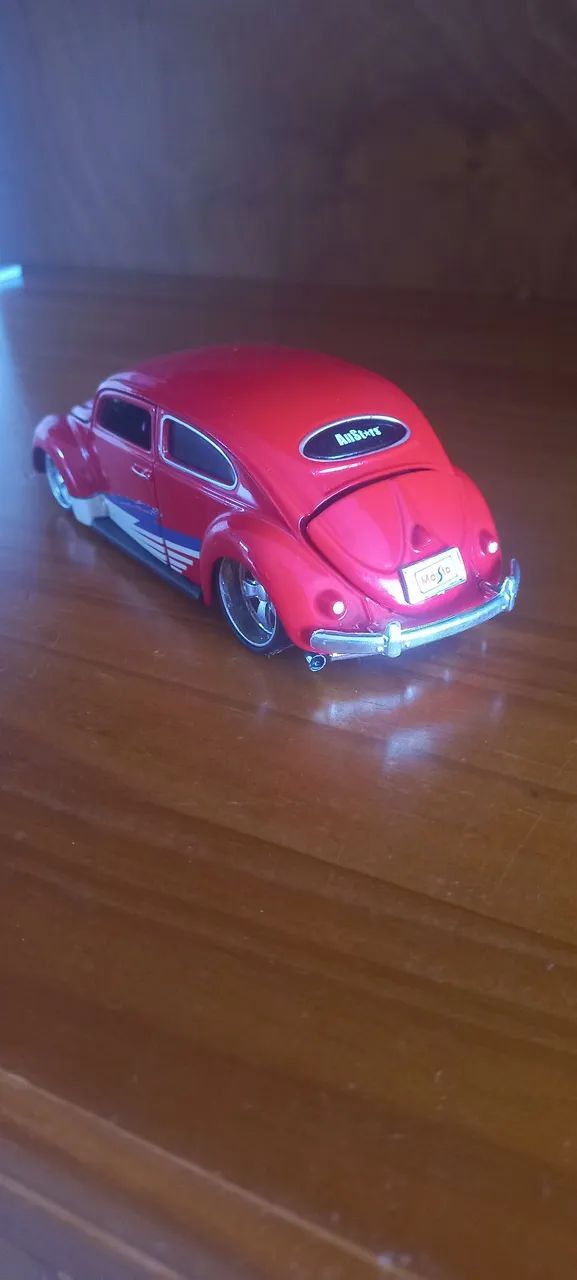 Fusca Tunado Vermelho All Stars Maisto 1/24 - Foto 3