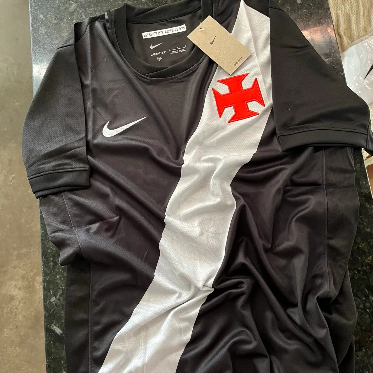 Camisa Do Vasco Nike Preta - Foto 4