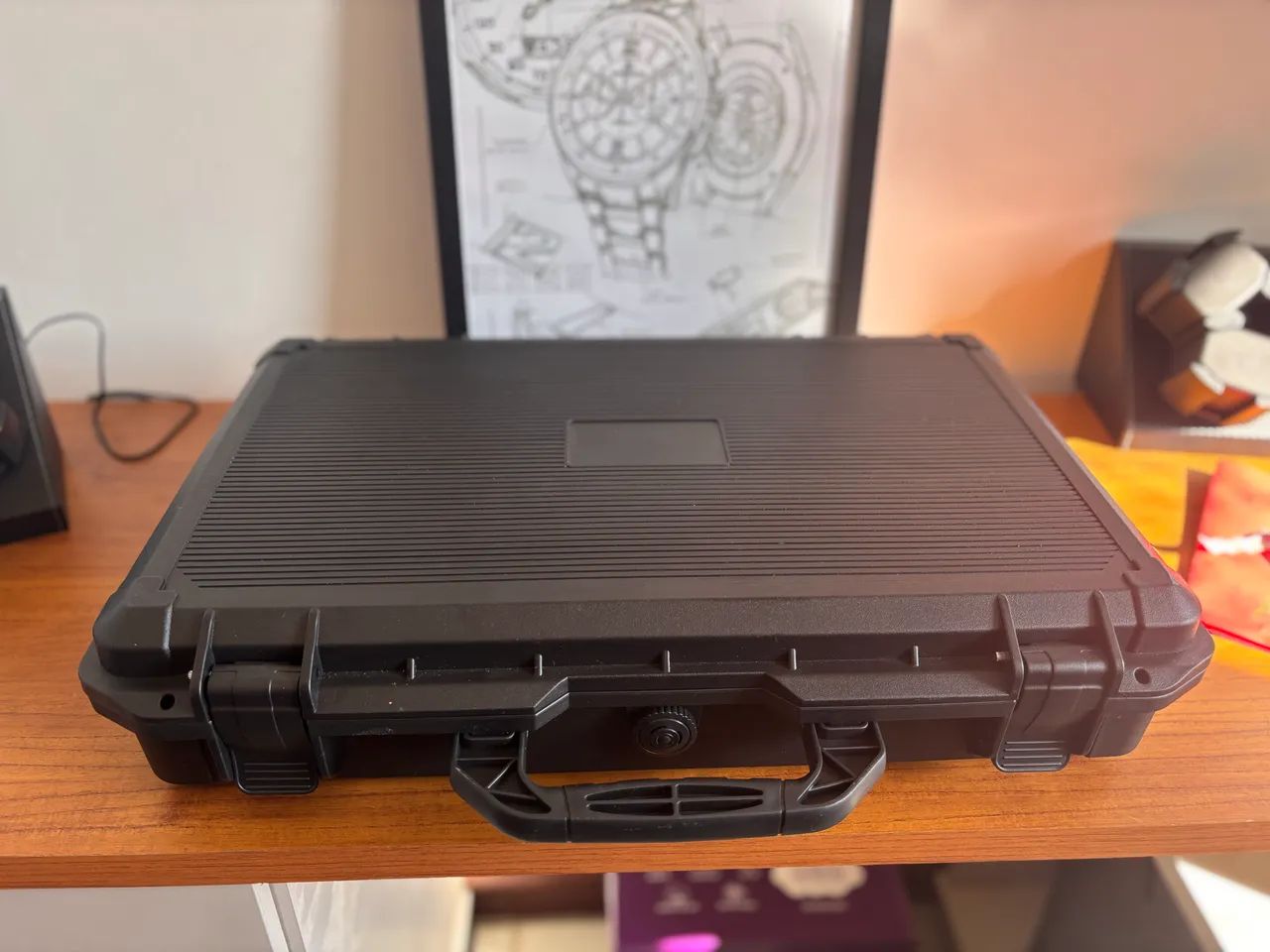 Maleta Hard Case para 24 Relógios - Nova, Nunca Usada