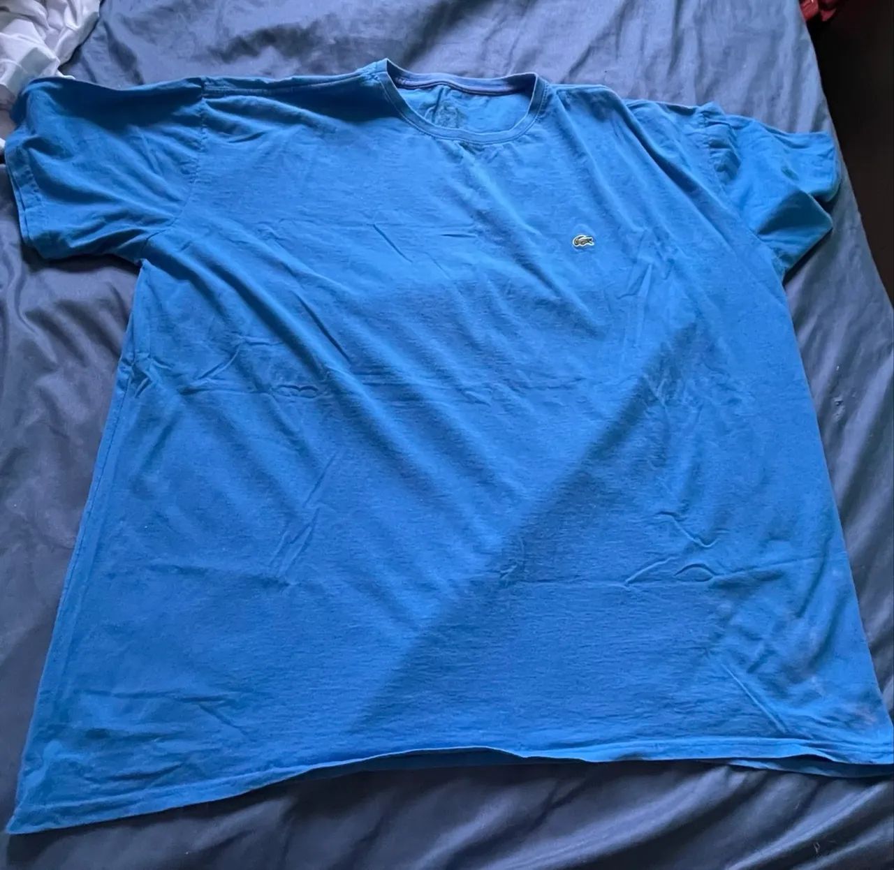 Camiseta plus size Lacoste g5 azul - Foto 2