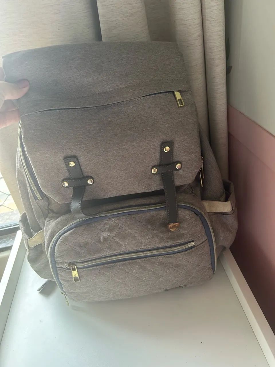 Mochila maternidade usada  - Foto 2
