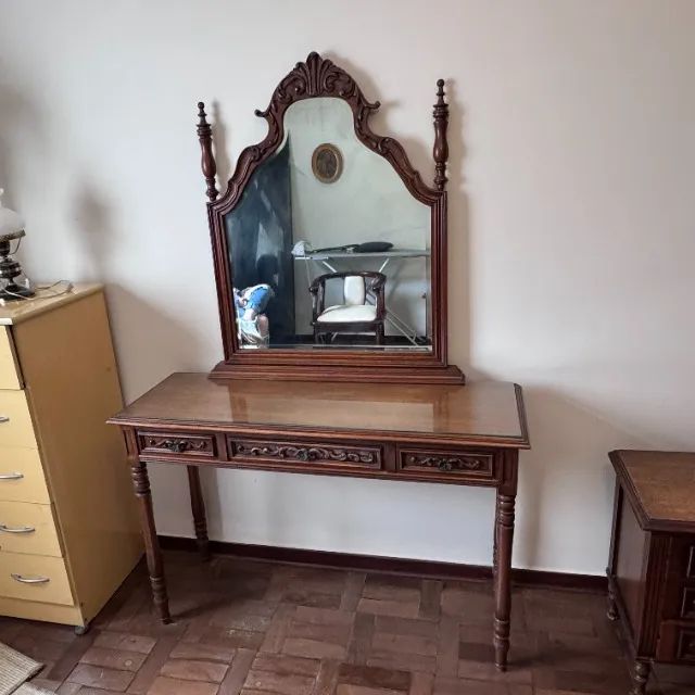 Penteadeira em madeira - Foto 4