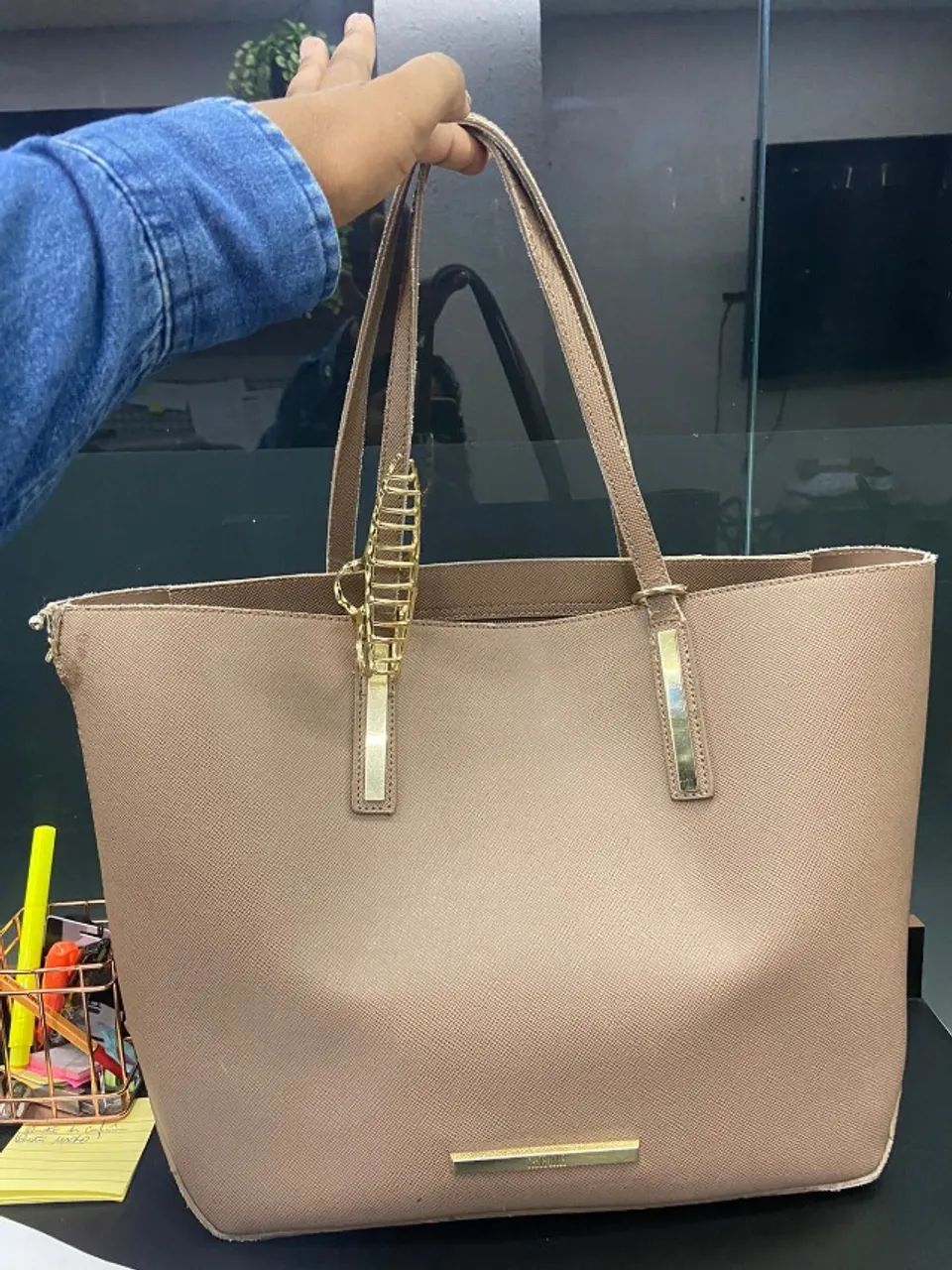 Bolsa original Santa Lolla - Bege - ORIGINAL  - Foto 4