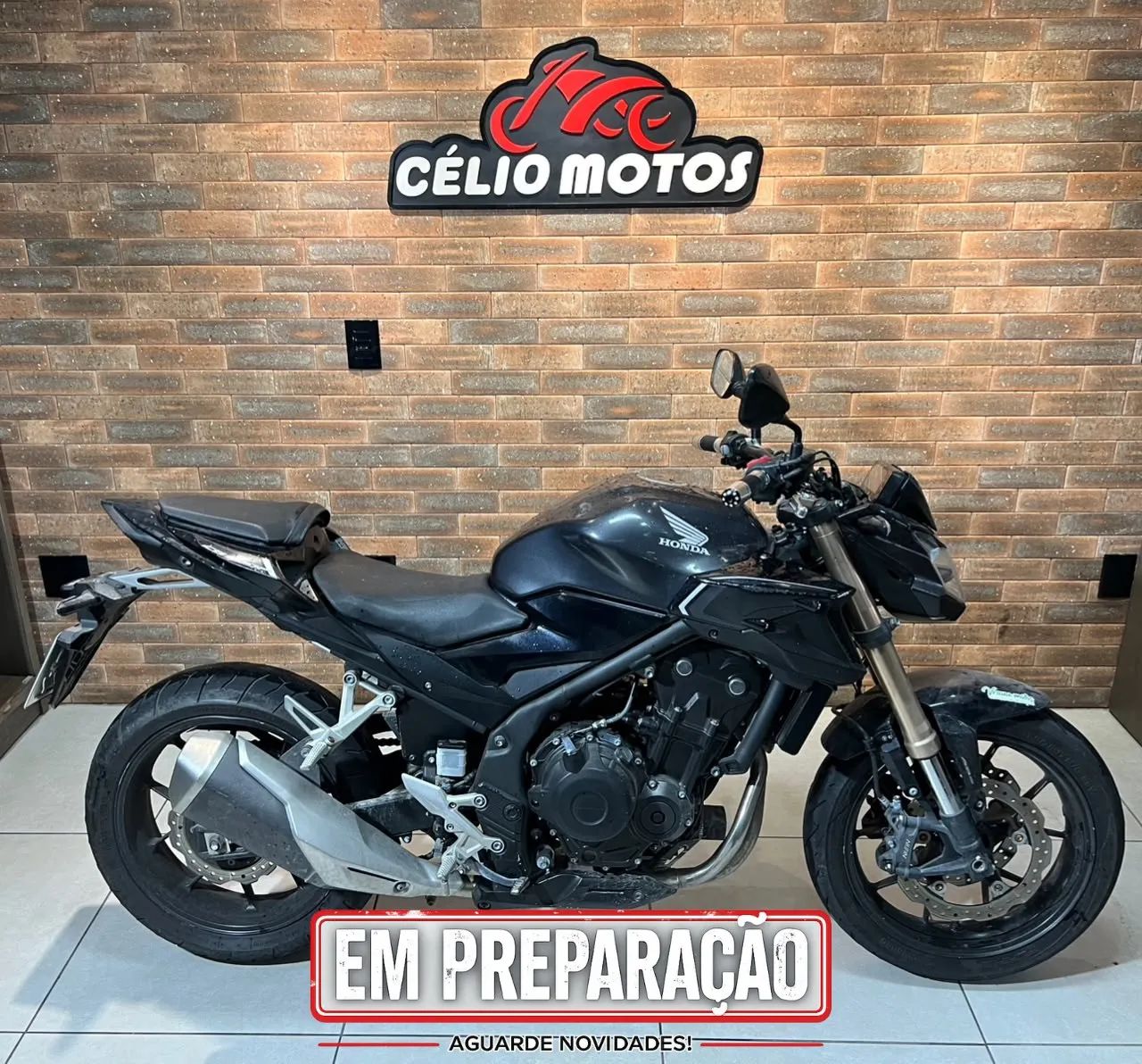CB 500 F CINZA 2023/2023