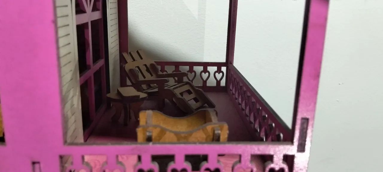 Casa de boneca Barbie MDF  - Foto 4