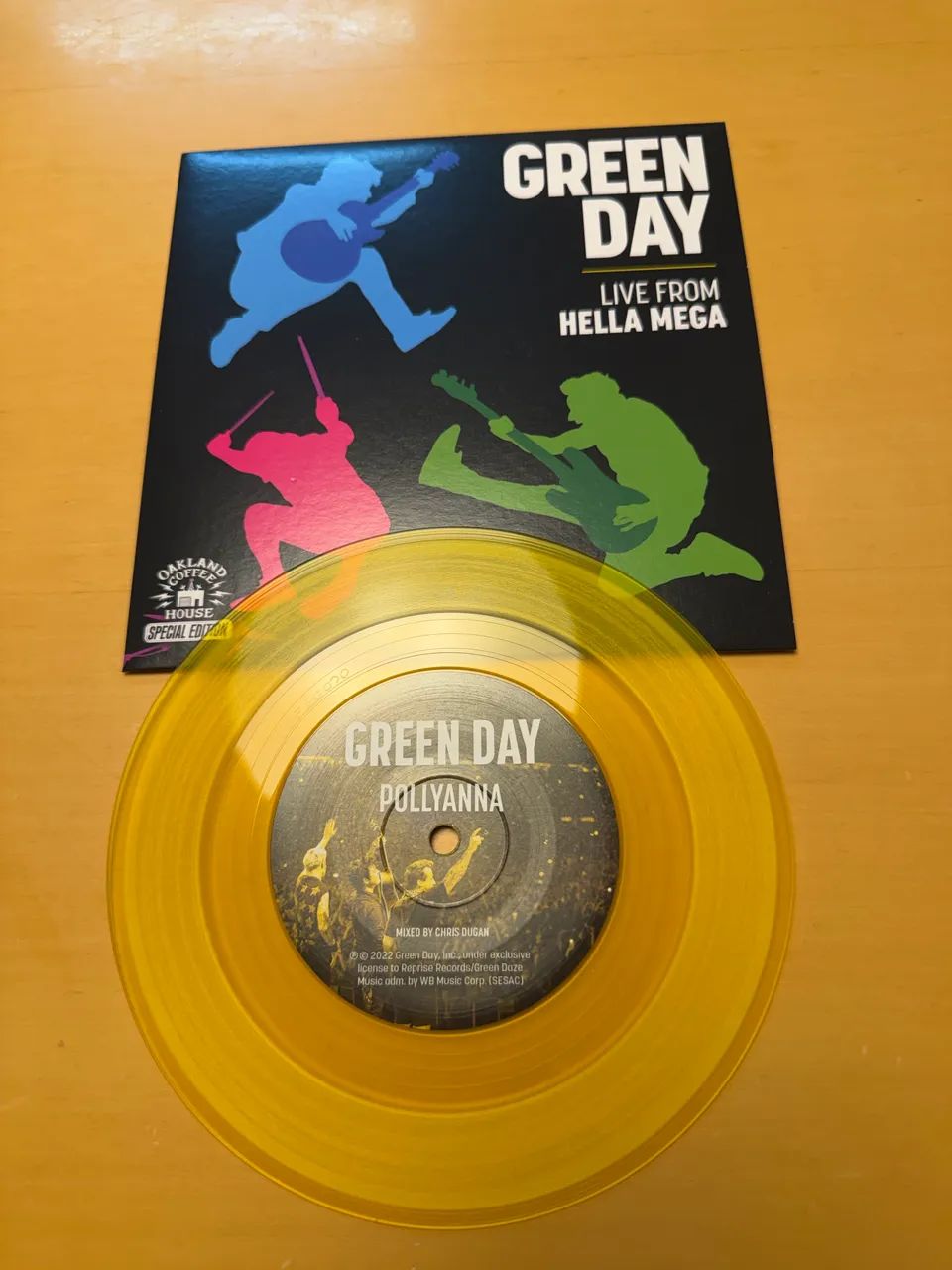 LP SINGLE GREEN DAY LIVE FROM HELLA MEGA