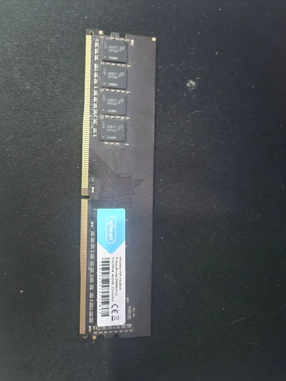 Memória ram ddr4 4gb