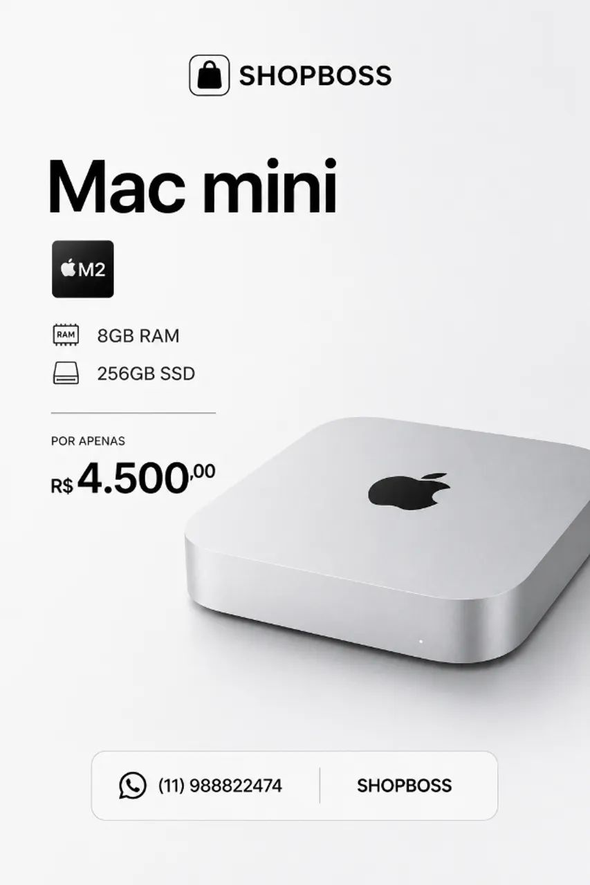 Mac Mini M2 8GB/256GB Chip