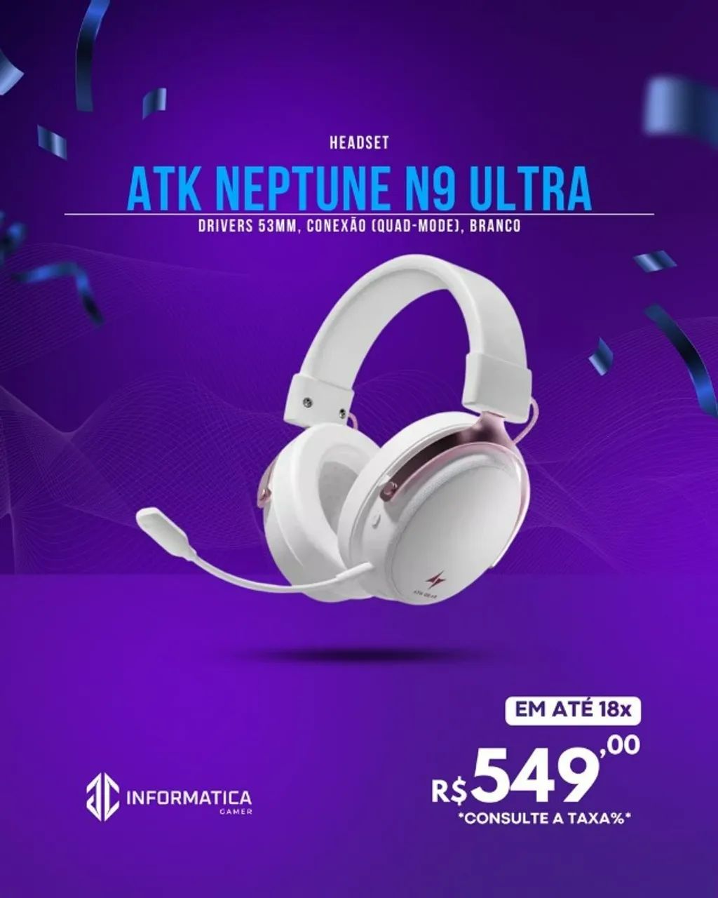 HEADSET ATK NEPTUNE N9 ULTRA