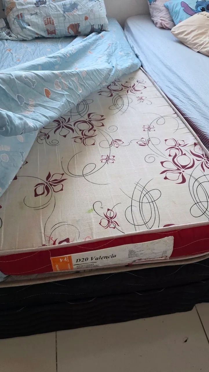Vendo base cama e colchão infantil - Foto 4