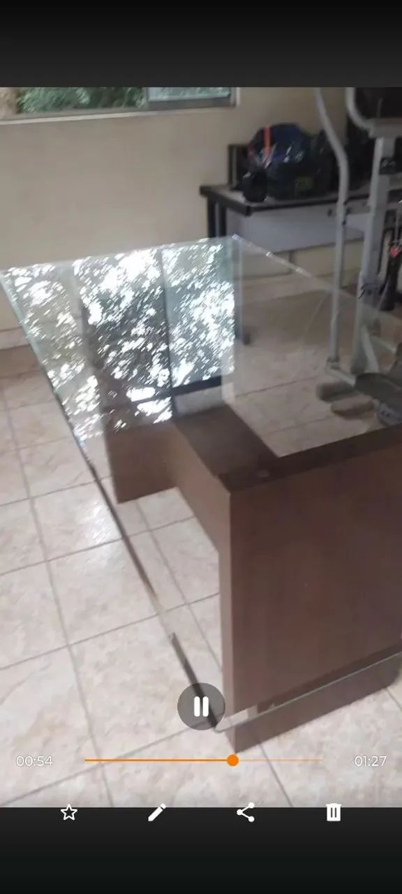 mesa de vidro 