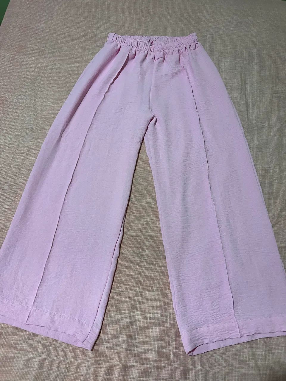 Calça pantalona duna rosa