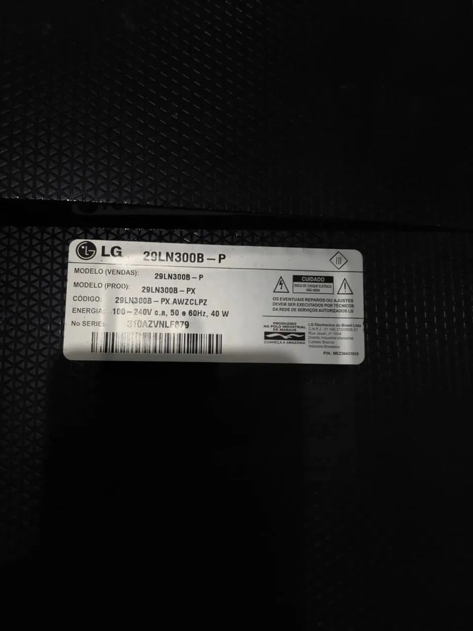TV LG 29 TELA QUEBRADA - Foto 4