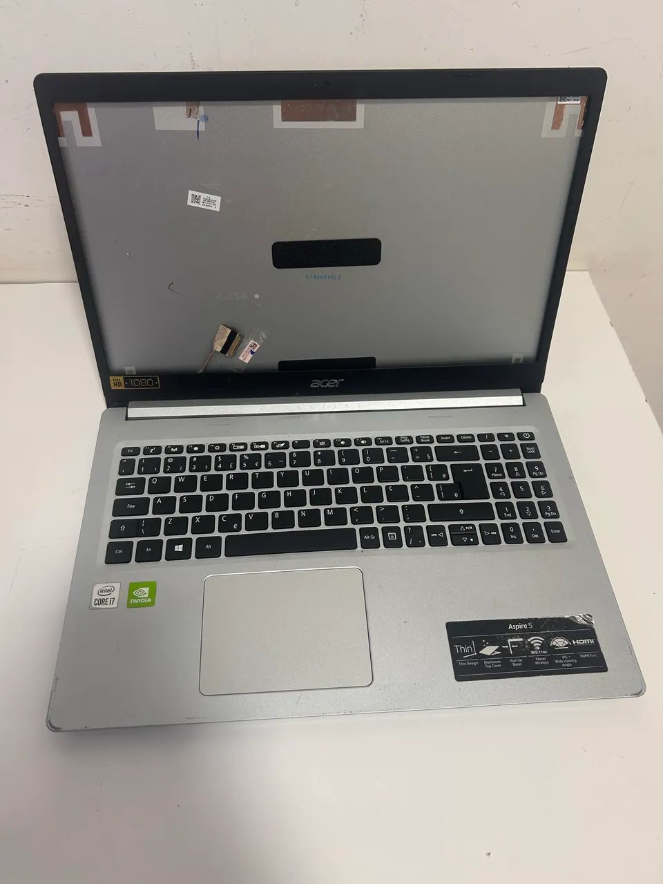 CARCAÇA ACER ASPIRE A515-54 COMPLETA