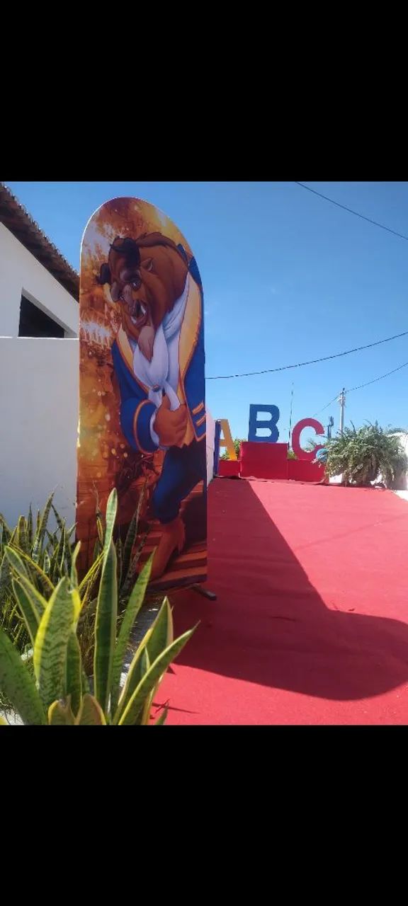 Decoração a Bela e a Fera