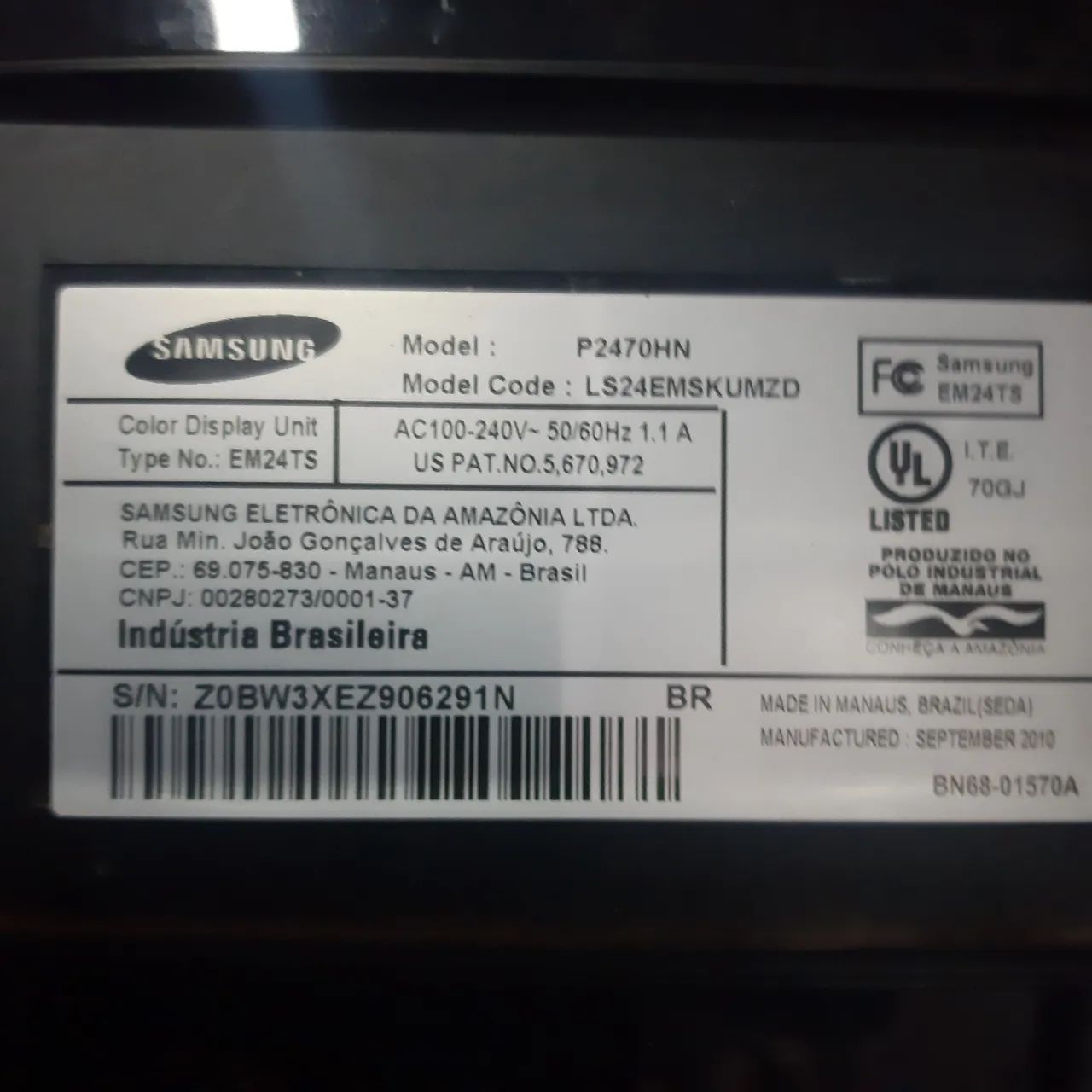 Tv sansung 24  peças  - Foto 2