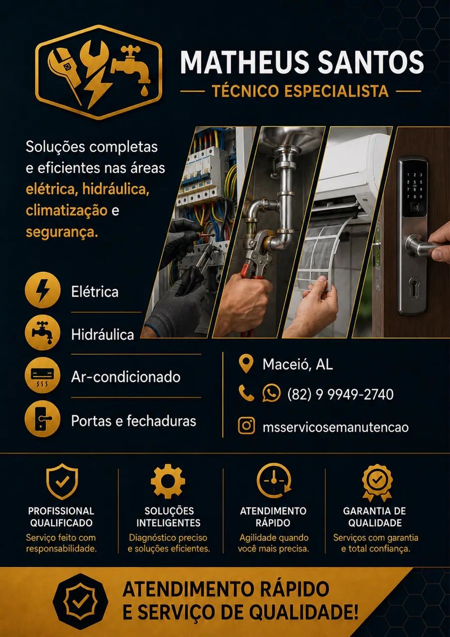 Eletricista e reparos em geral 