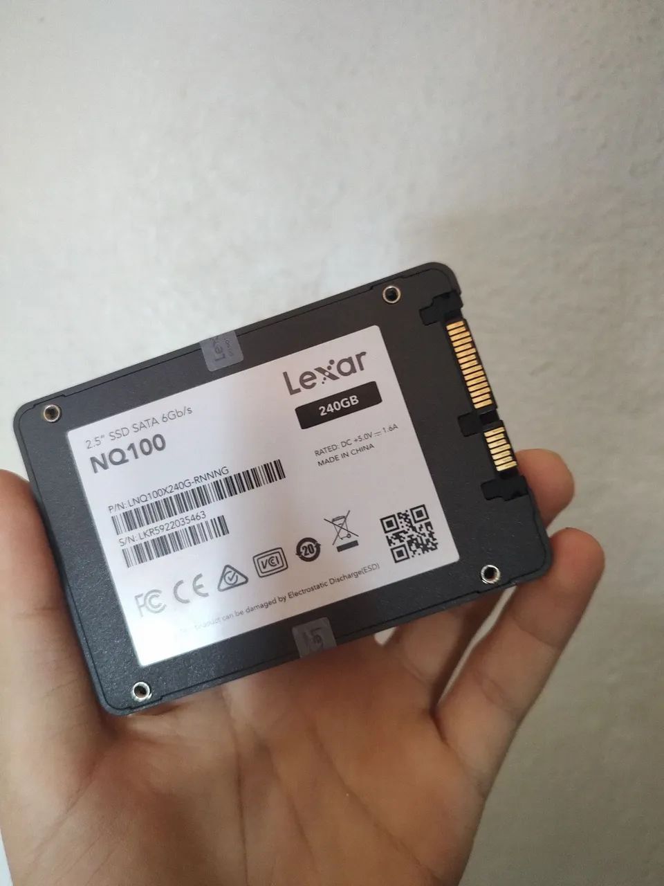 SSD lexar de 240gb com defeito. - Foto 2