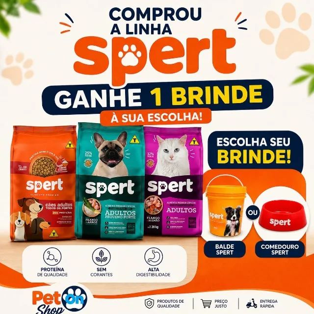 PROMOÇÃO Ração Spert