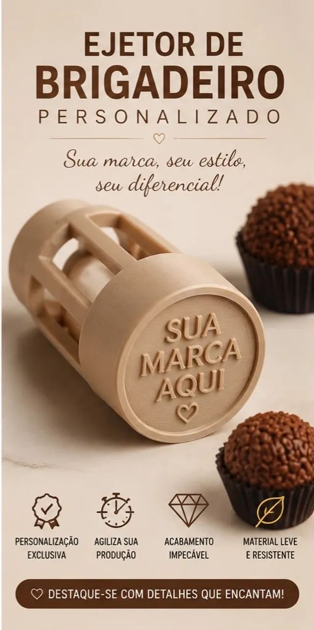 Ejetor de brigadeiro personalizado  - Foto 3