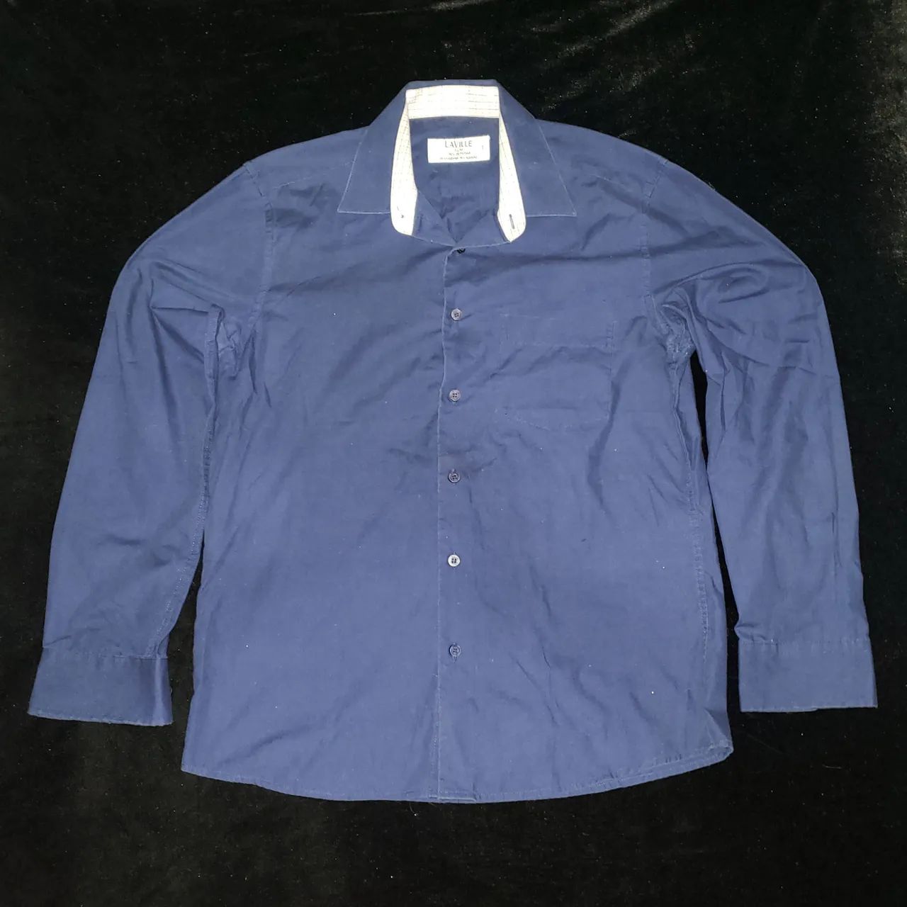 Camisa Social LaVille Azul Marinho