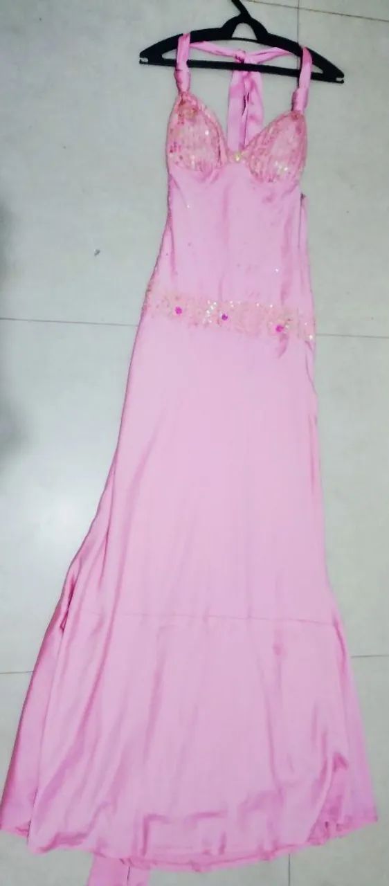 Vestido vintage rosa