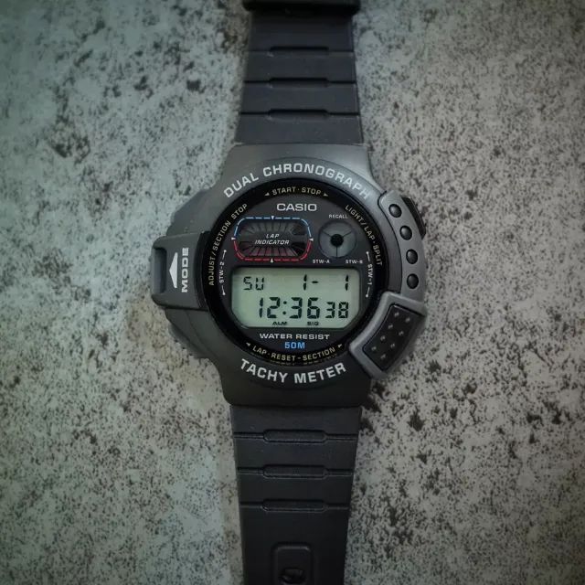 Casio Raríssimo Zero de Estoque Antigo Anos 80 Época Do Windsurf E Wingman - Foto 5