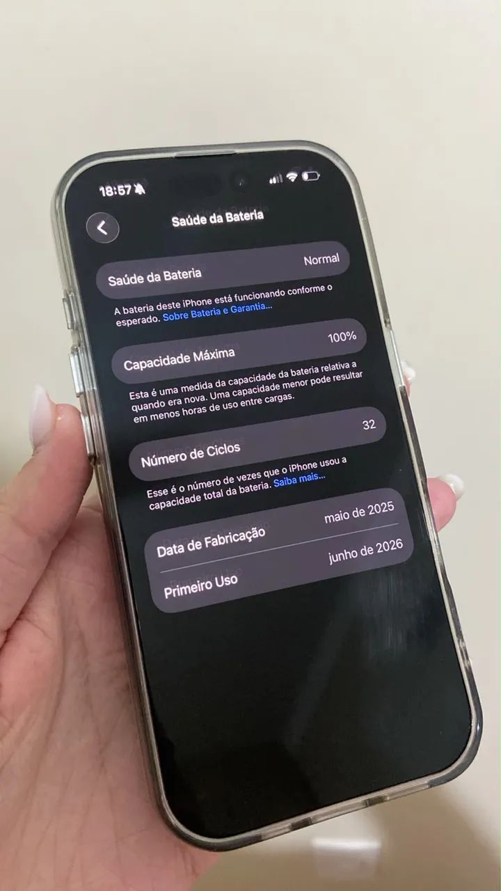 iPhone 16 pro - 127GB - Preto