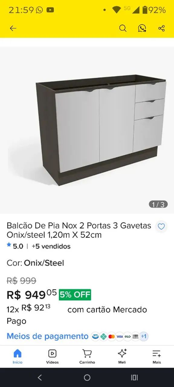 Bancada de cozinha Kappesberg  - Foto 2