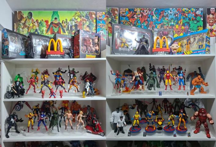 Marvel e DC - Figuras de Ação a partir de R$ 80