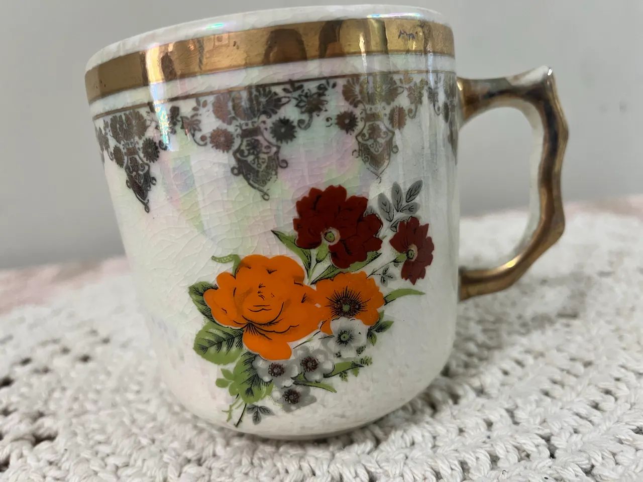 Caneca de porcelana antiga  - Foto 5