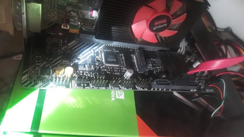 Kit placa mãe e Ryzen 5 5500 8GB de ram - Foto 2