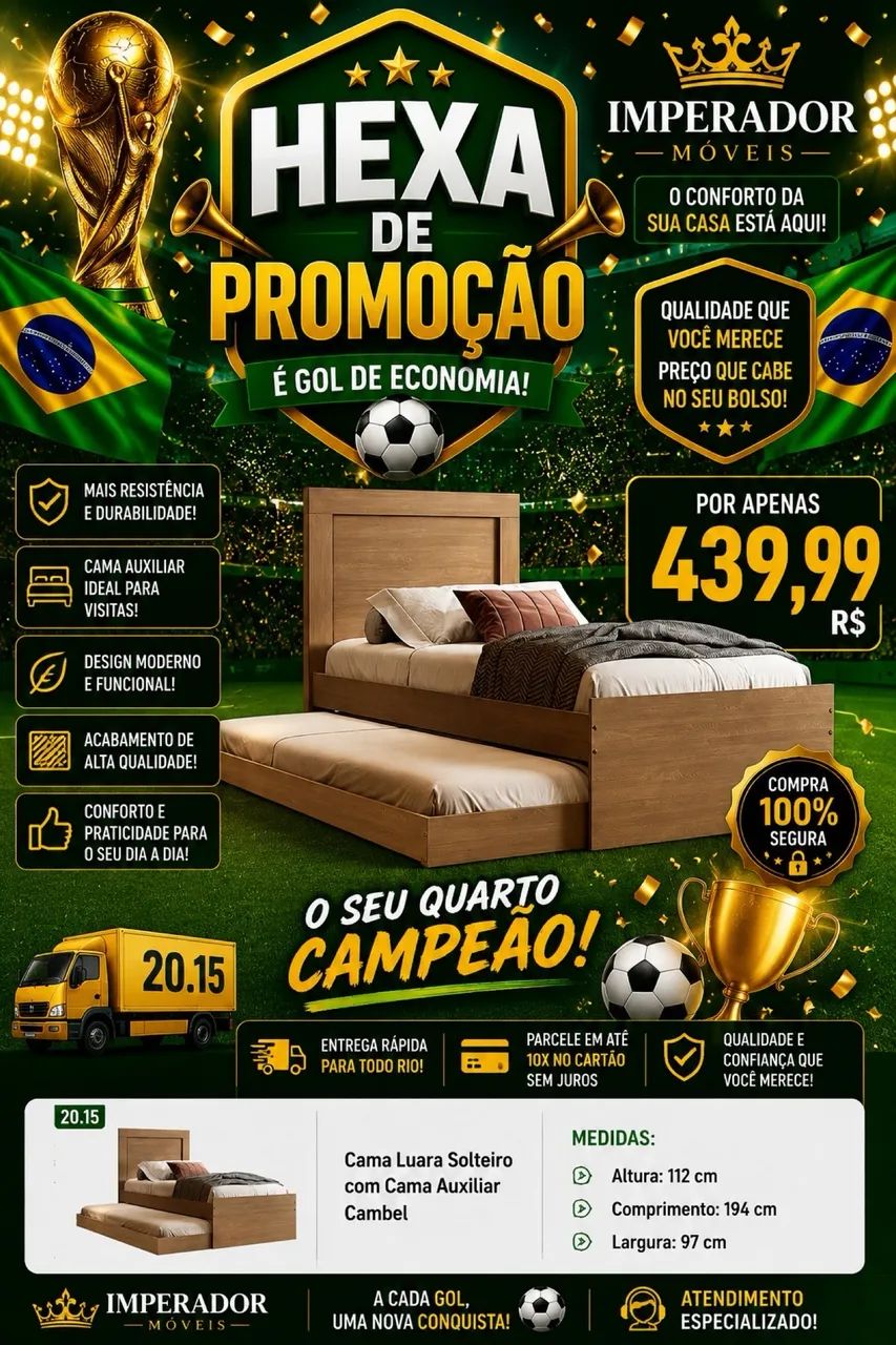 Cama Luara Solteiro 
