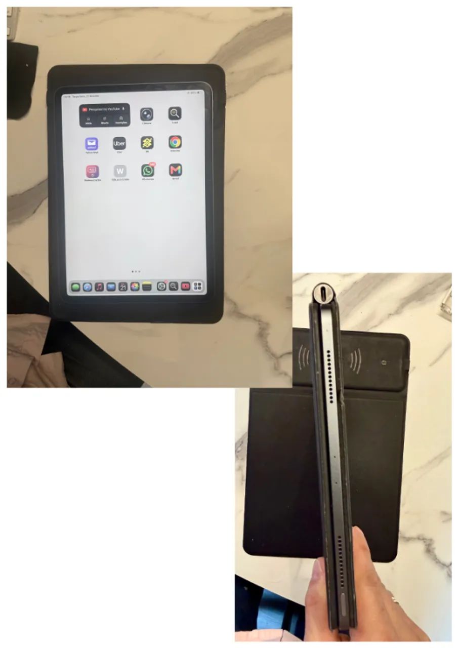 Ipad Pro 11 2ª Geração + Magic Keyboard Original + Pencil Baseus - Foto 2