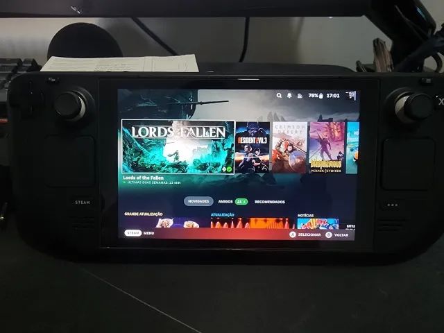 Steam Deck LCD 1TB - Completo + Acessórios (Ótimo Estado