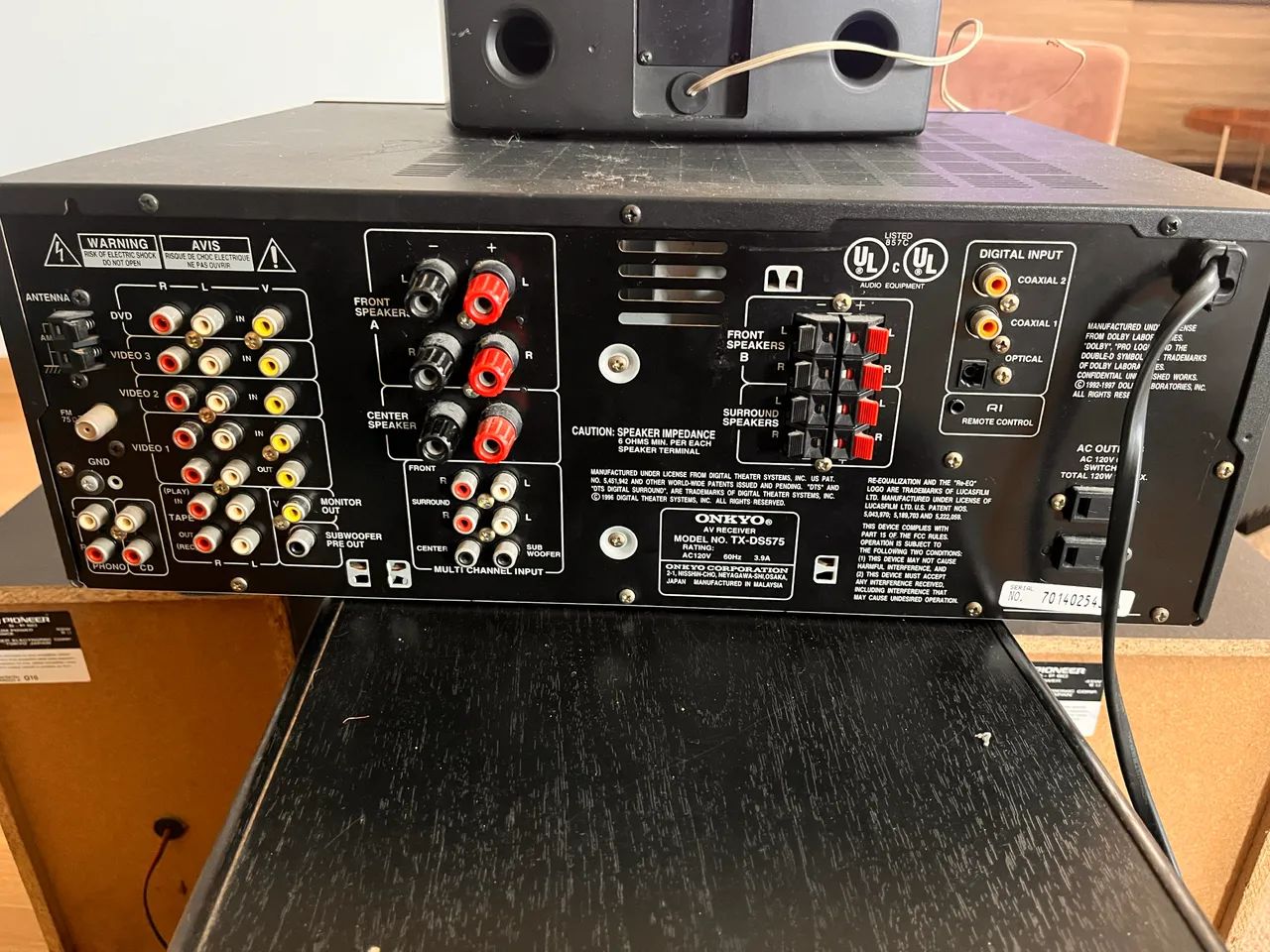 Receiver Onkyo caixas Pioneer - Aparelhos de Som - Novo Mundo