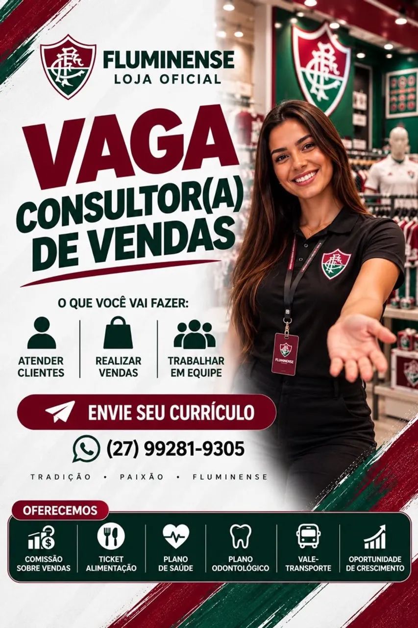 Vaga de vendedor