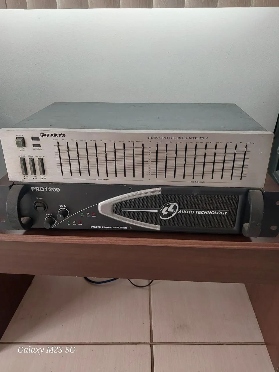 Amplificador e equalizador 