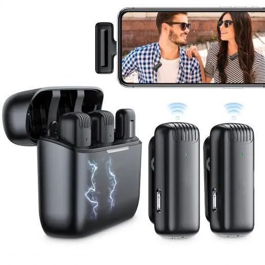 Microfone de lapela J13 lavalier IOS