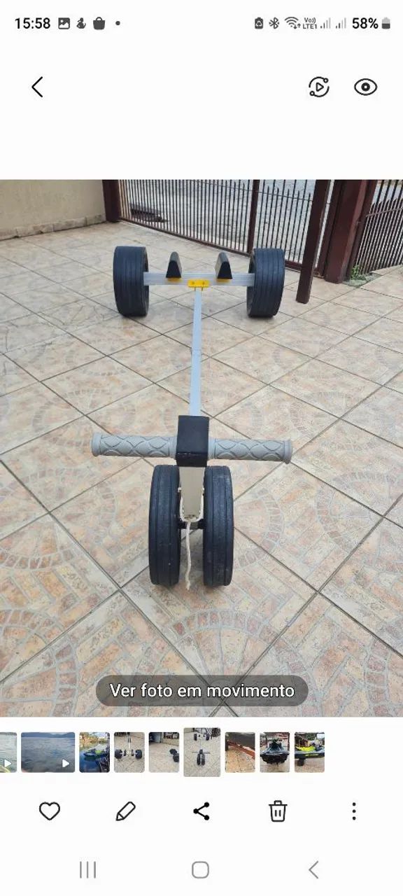 Carreta de encalhe para Jet Ski- Truckmar usada
