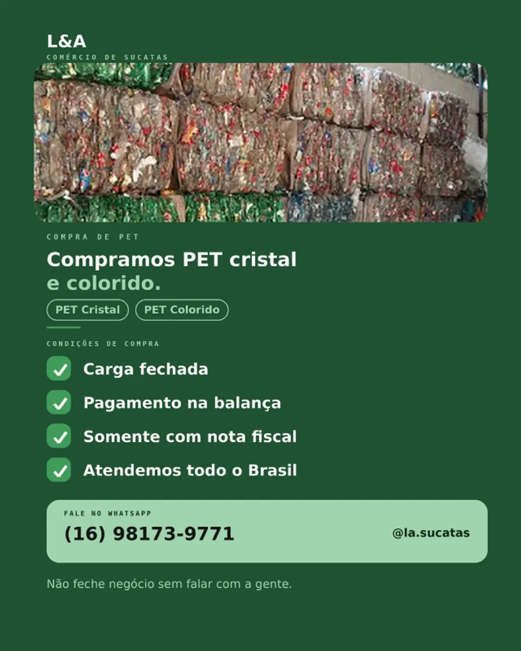 Sucata PET