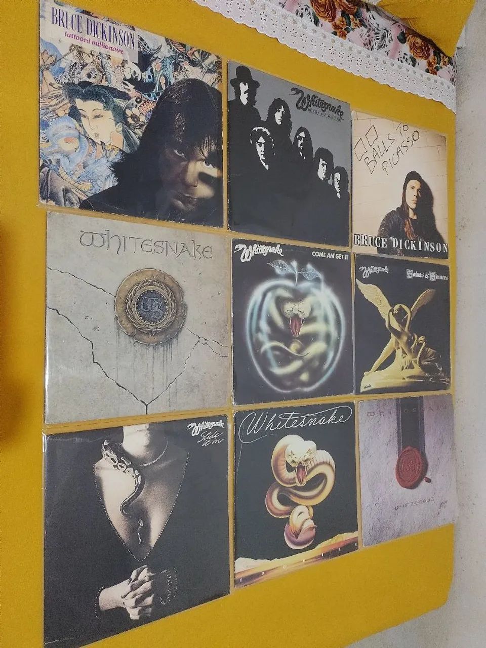 Lote lps vinil rock