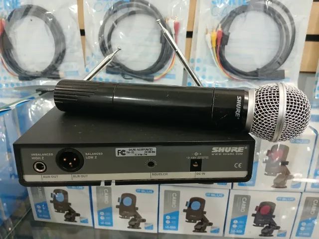 Microfone Shure SM58 Com Receptor Original - Foto 4